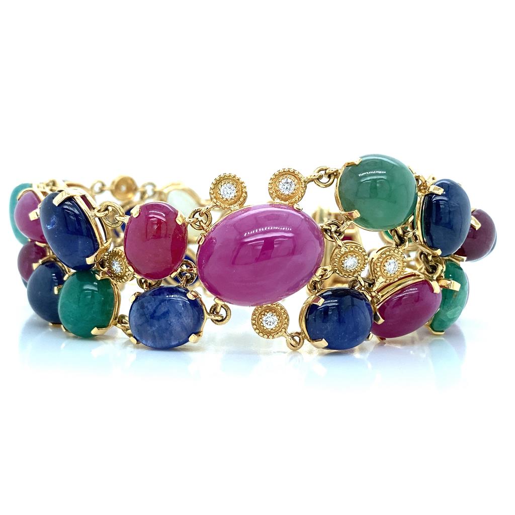 Cabochon bracelet on sale
