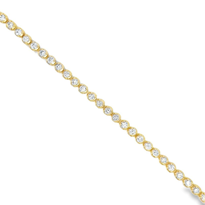 Pre-Owned 3.00 CTW Diamond 14K Yellow Gold Tennis Bracelet