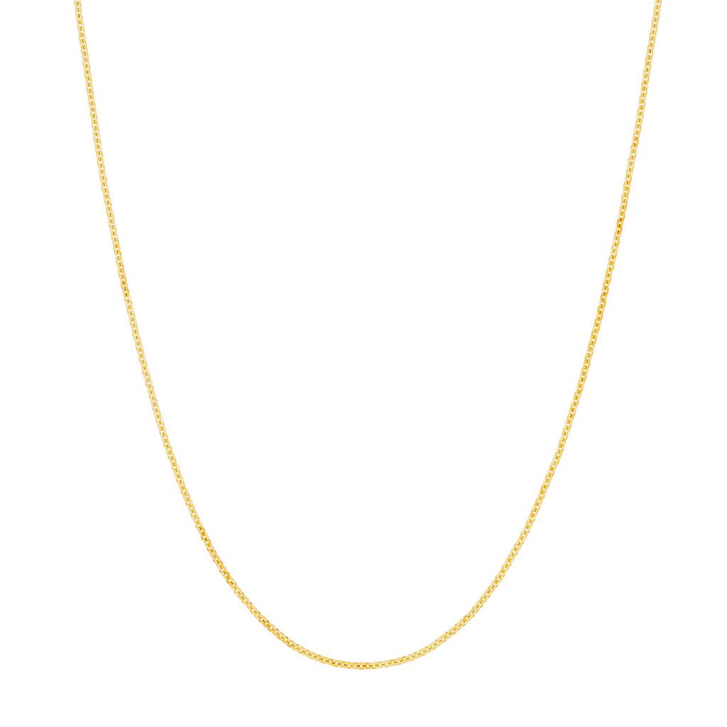 14K Yellow Gold 1.05mm 22" Chain Necklace