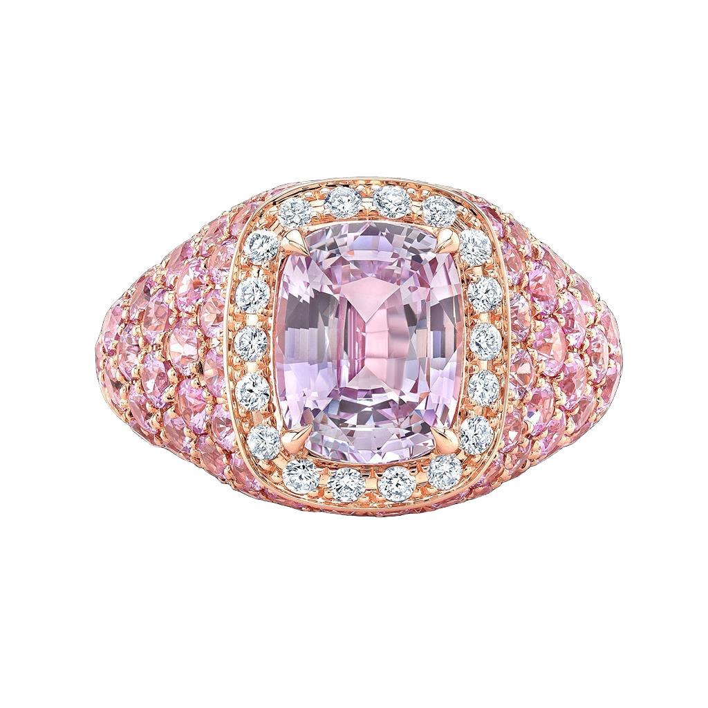 ●ONE BRILLIANT● JosephOB473Pink Joseph-OB473-Pink Robert Procop 4.53 CT Purple Pink Sapphire 4.73 CTW Round