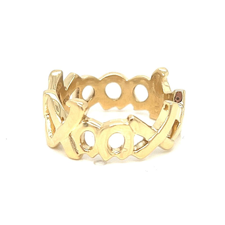 Tiffany & Co. 18K Yellow Gold Paloma Picasso XO Ring