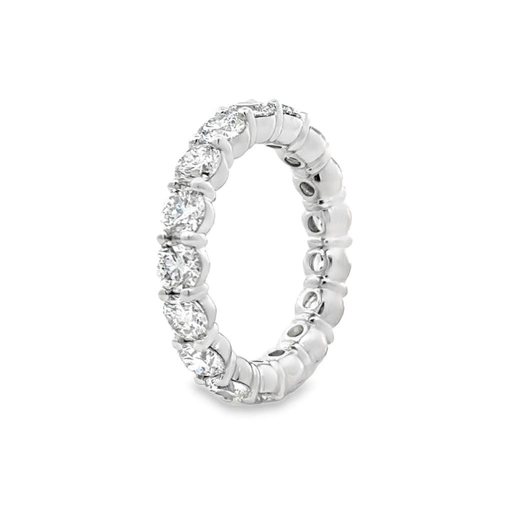 4.16 CTW Diamond Eternity Band in Platinum – Size 6.5