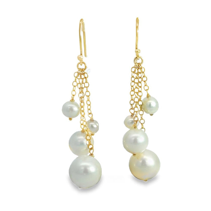 Ippolita 18K Yellow Gold Multi-Drop Pearl Earrings