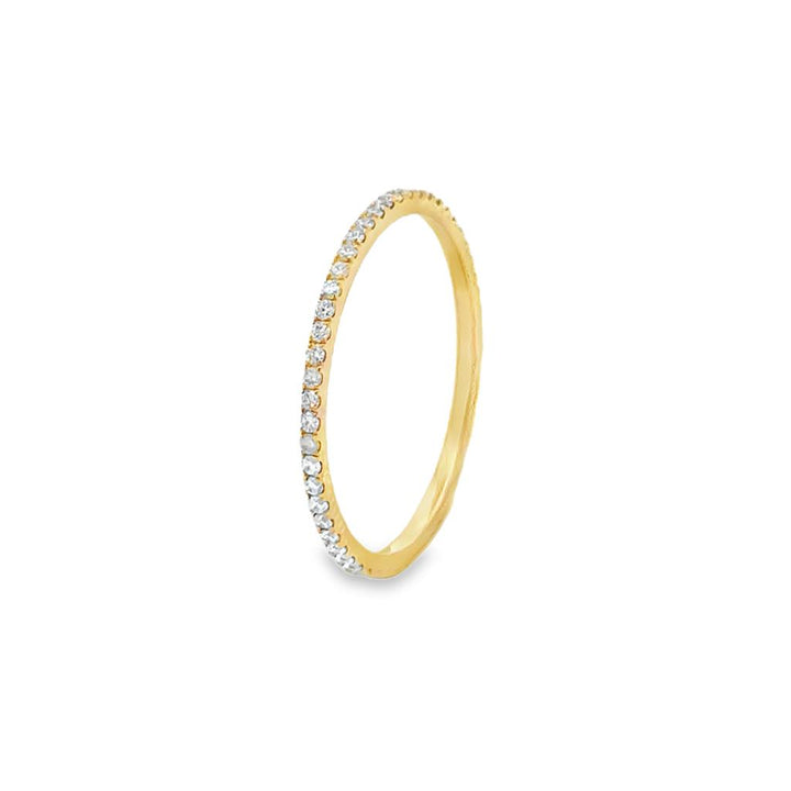 0.31 CTW Diamond 14K Yellow Gold Eternity Band Ring