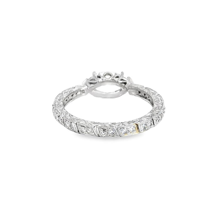 0.75 CT Marquise Diamond Ring in 14K White Gold – Size 7