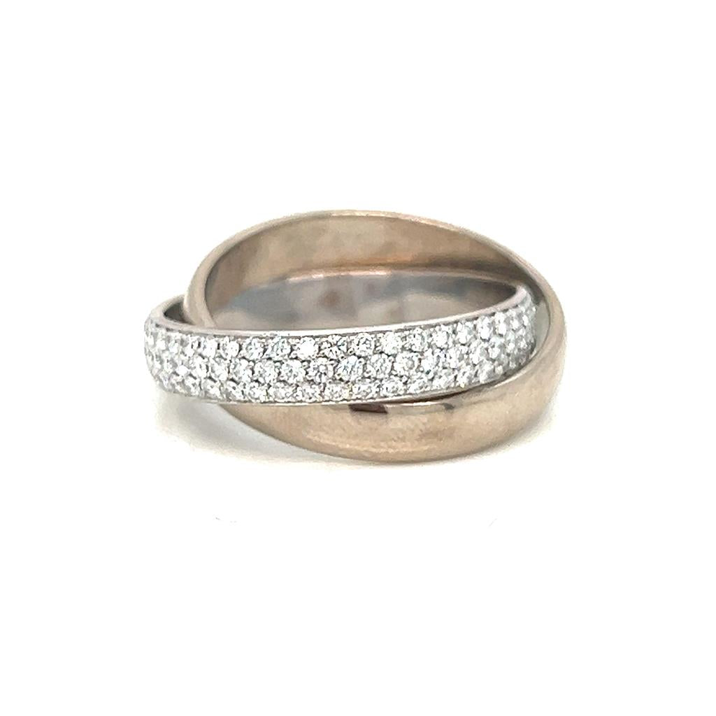 Tiffany & Co. Paloma Picasso 0.50 CTW Diamond 18K White Gold Pave Ring