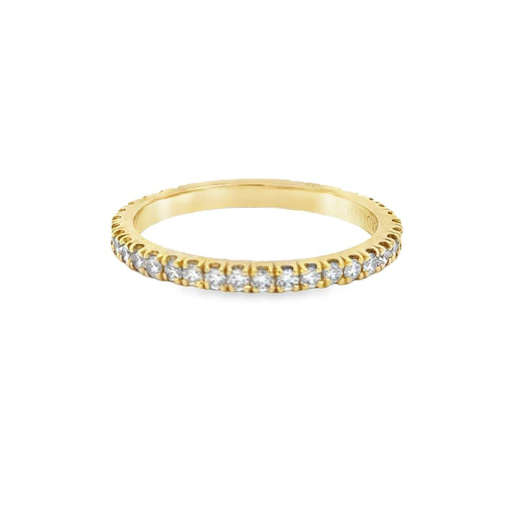 0.31 CTW Diamond 18K Yellow Gold Wedding Band