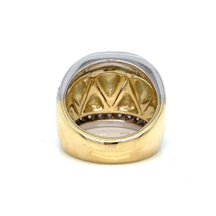 Sal Praschnik 0.68 CTW Round Diamonds 18K Yellow Gold Unity Ring