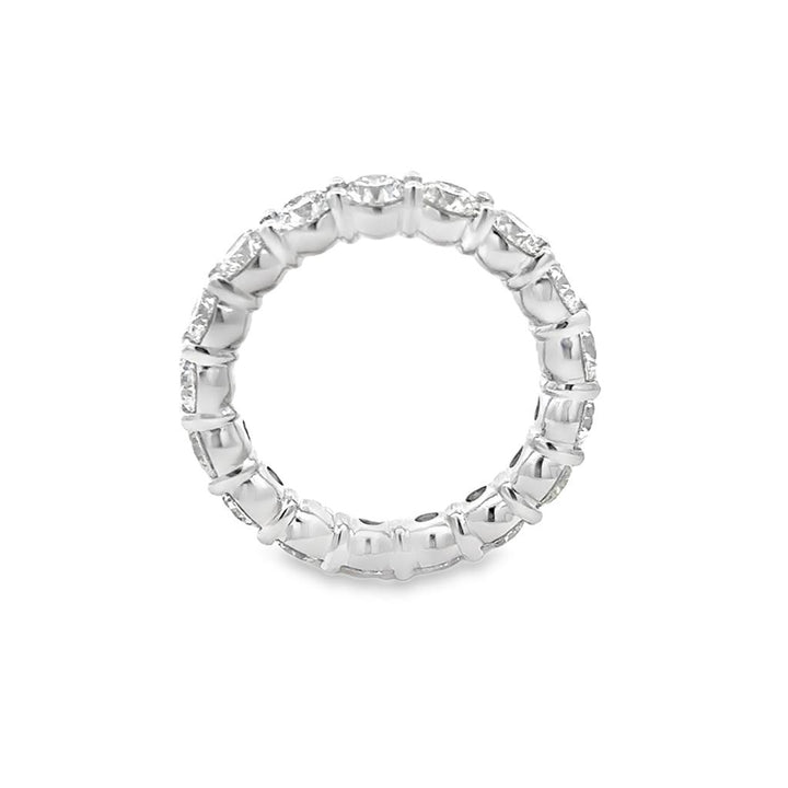 4.16 CTW Diamond Eternity Band in Platinum – Size 6.5