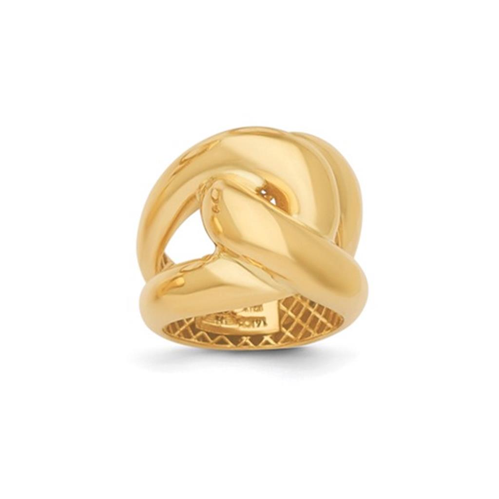 14K Yellow Gold Twist Ring