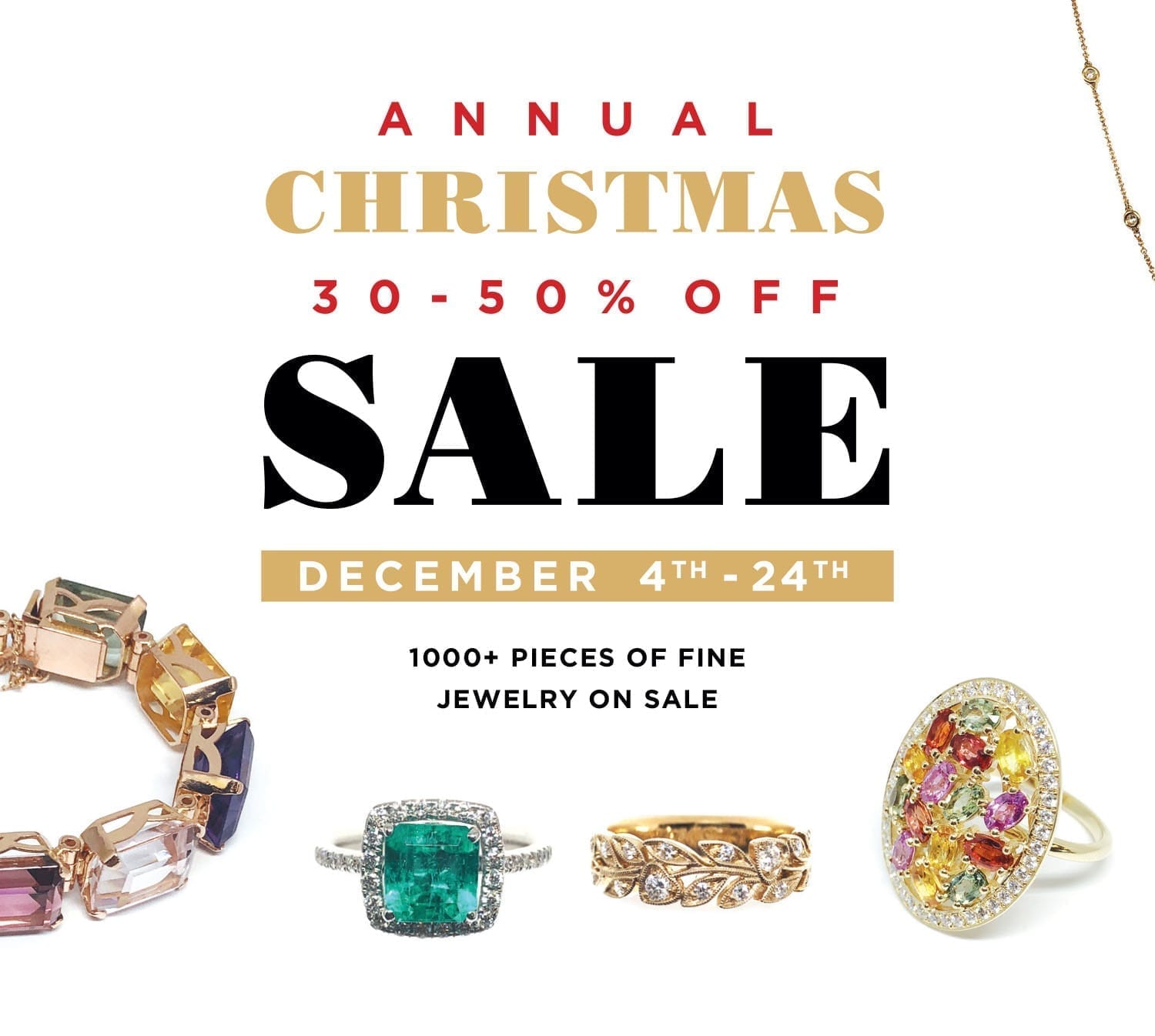 ANNUAL HOLIDAY SALE