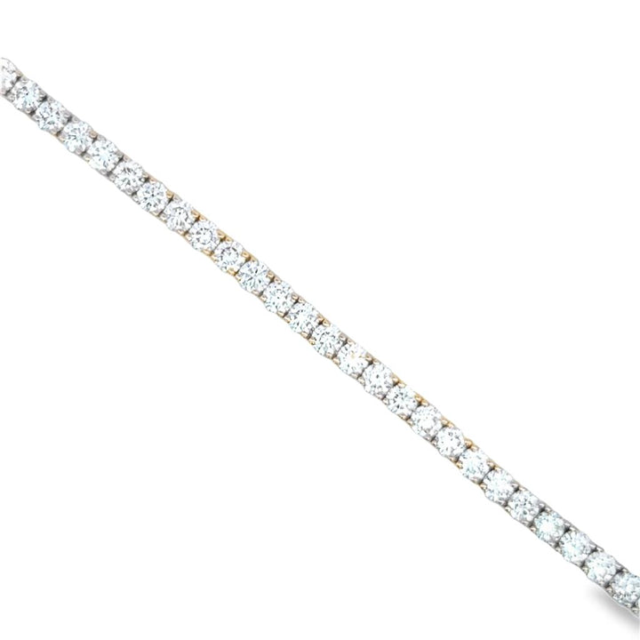 7.58 CTW Diamond Tennis Bracelet in 14K Yellow Gold