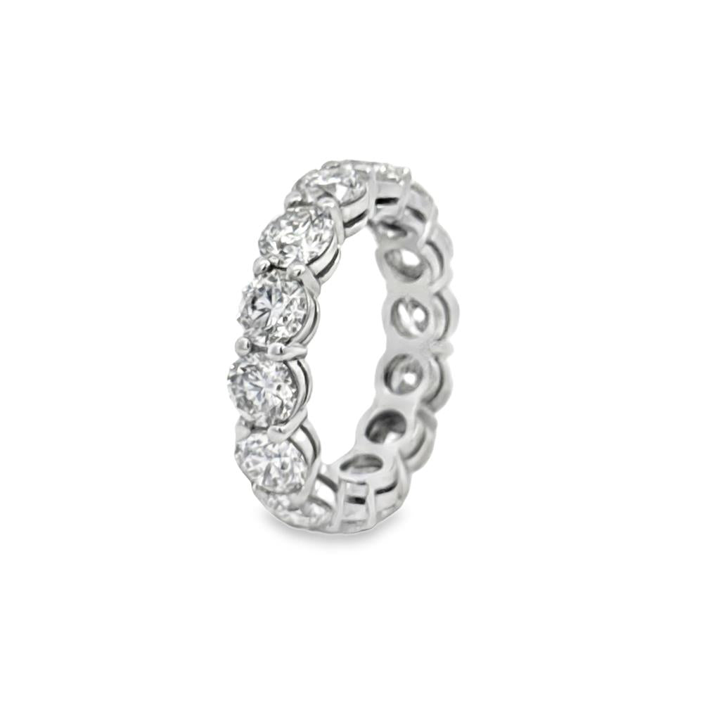 5.64 CTW Diamond Eternity Band Ring in Platinum
