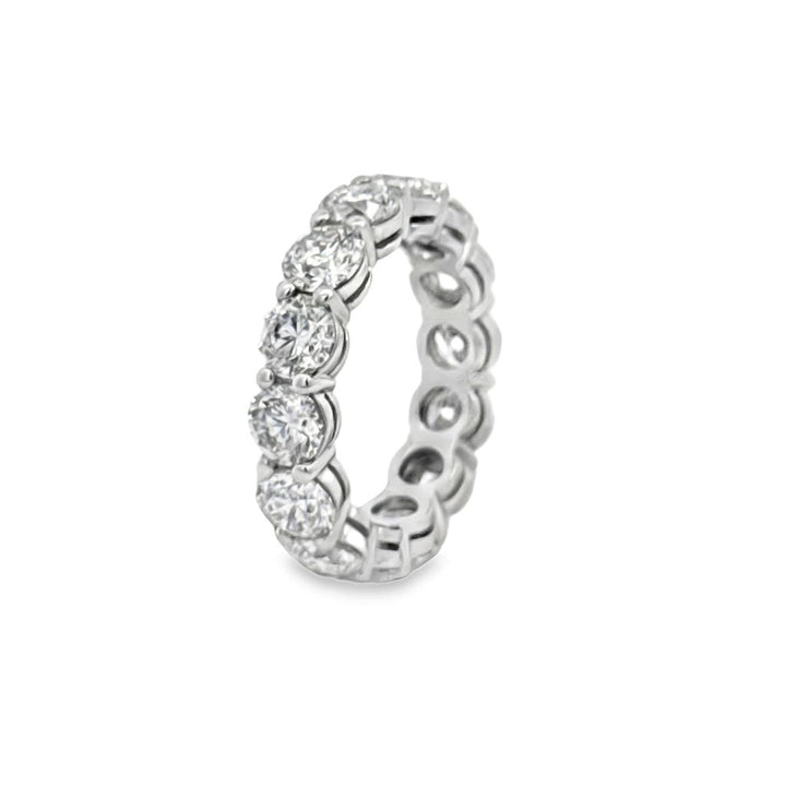 5.64 CTW Diamond Eternity Band Ring in Platinum