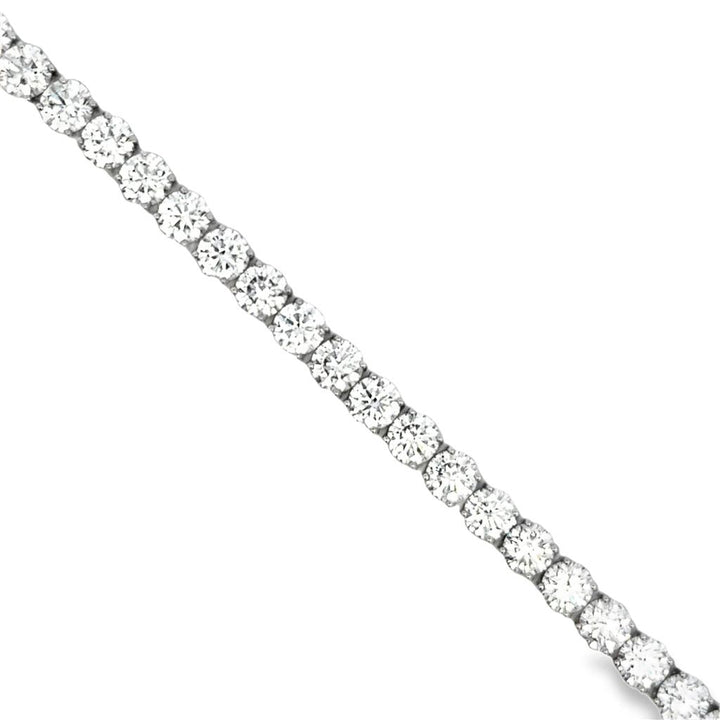 17.47 CTW Diamond 14K White Gold Tennis Bracelet