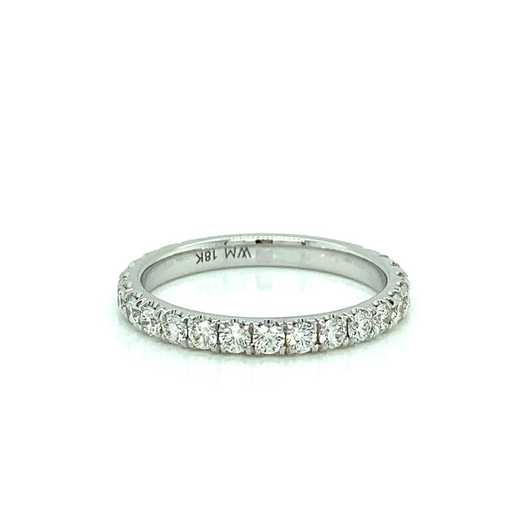 White Gold .75ct Diamond Wedding Band