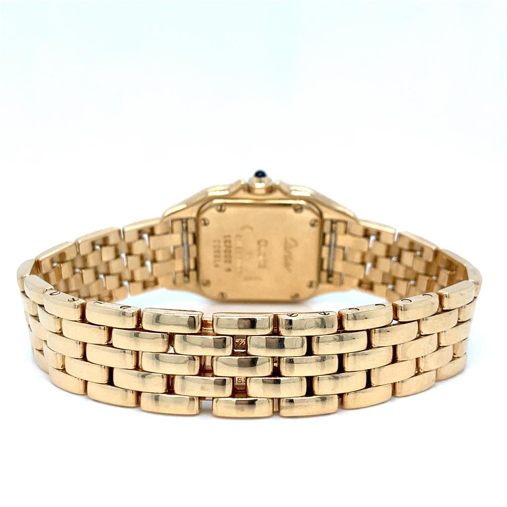 Ladies Yellow Gold Cartier Panther Watch