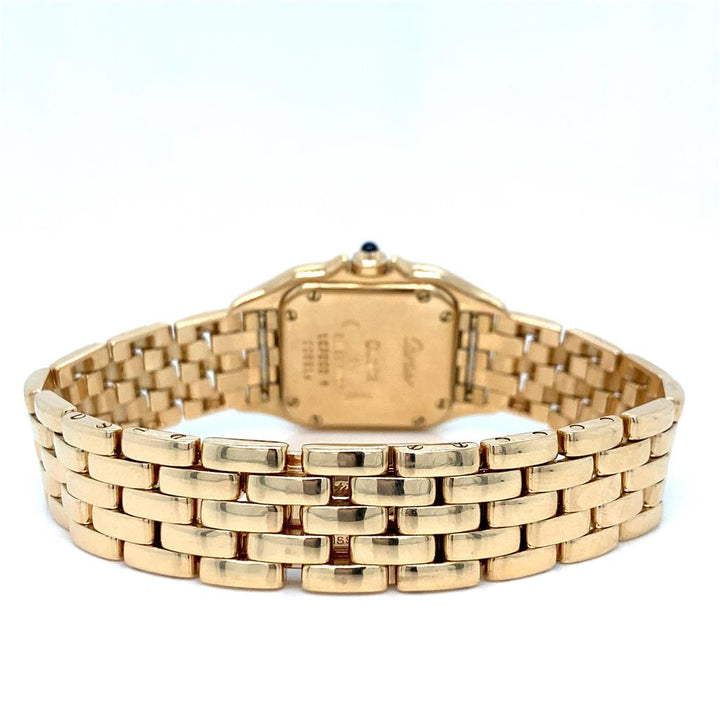 Cartier Panthère Diamond-Encrusted Yellow Gold Ladies Watch