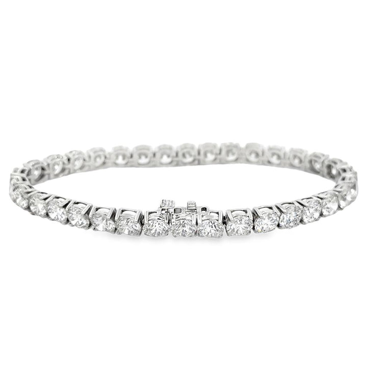 17.47 CTW Diamond 14K White Gold Tennis Bracelet