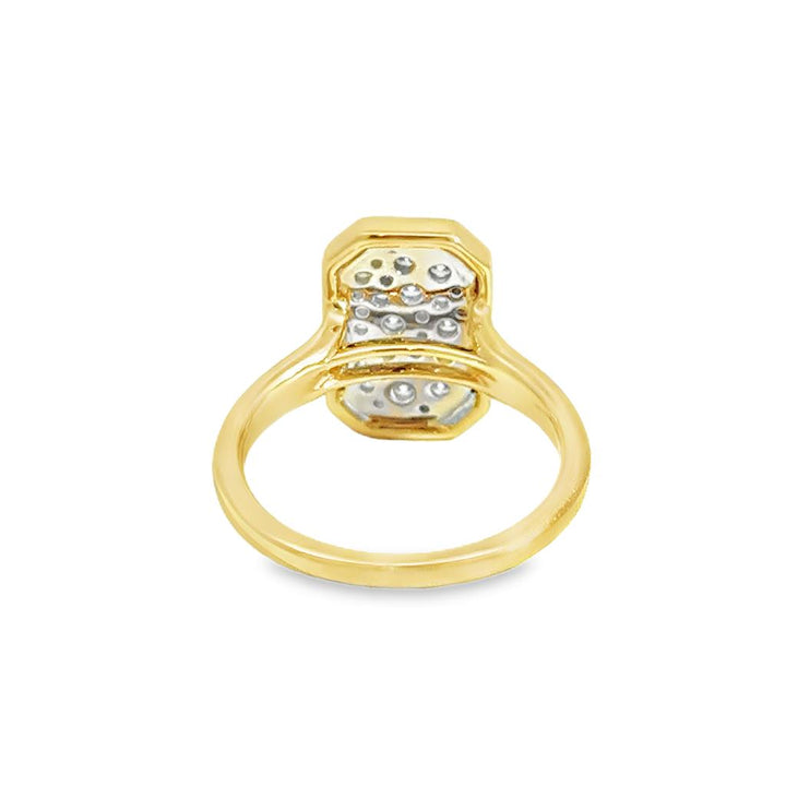 0.39 CTW Diamond 18K Yellow Gold Pavé Ring