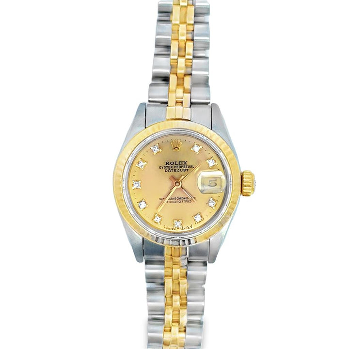 Rolex Ladies Datejust Two-Tone 69173 – Factory Diamond Dial (1986)