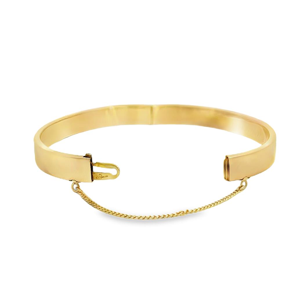 Vintage 10K Yellow Gold Bangle Bracelet