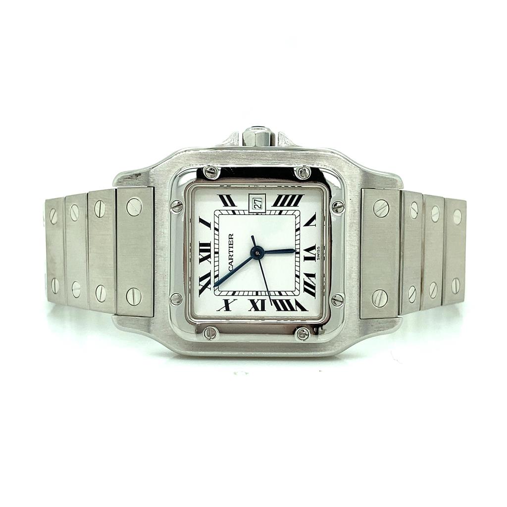 Cartier Santos 32mm Stainless Steel Automatic Watch
