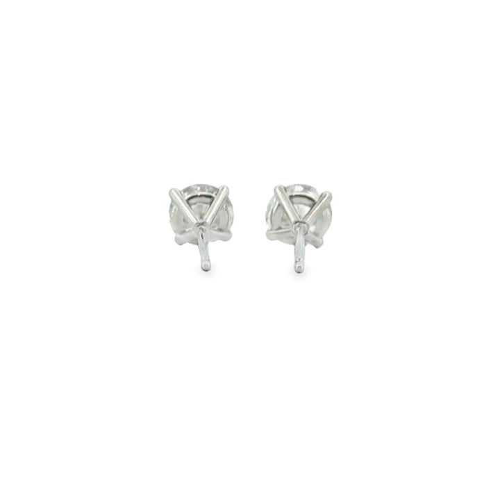 Signature Diamond Stud Earrings 1.00 CTW in 14K White Gold