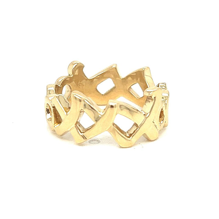 Tiffany & Co. 18K Yellow Gold Paloma Picasso XO Ring