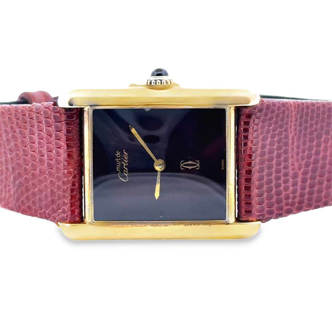 Pre-Owned Les Must de Cartier Watch with Original Box and Matching Lighter
