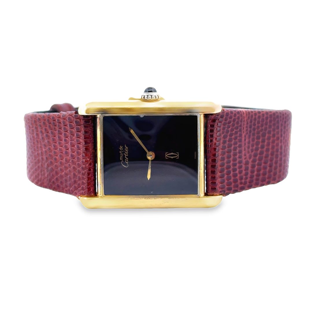 Pre-Owned Les Must de Cartier Watch with Original Box and Matching Lighter