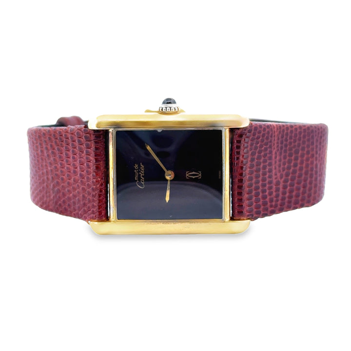 Pre-Owned Les Must de Cartier Watch with Original Box and Matching Lighter