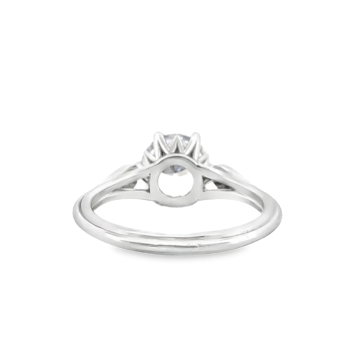 Vintage Inspired Engagement Semi-Mount Ring in 18K Yellow Gold