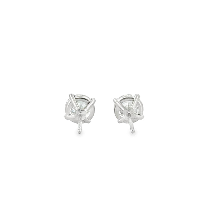 Signature Diamond Stud Earrings 1.50 CTW in White Gold