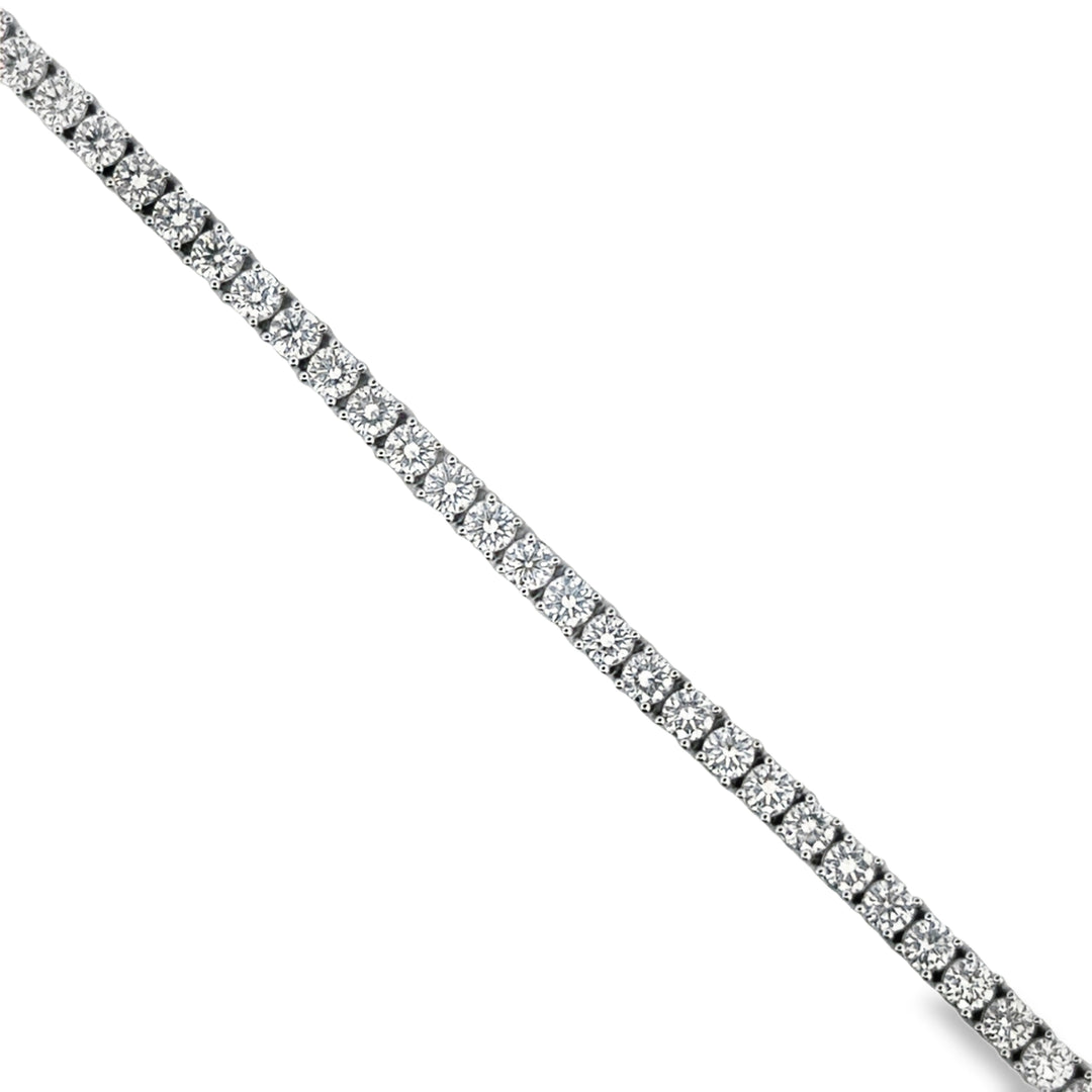 8.44 CTW Diamond 14K White Gold Tennis Bracelet
