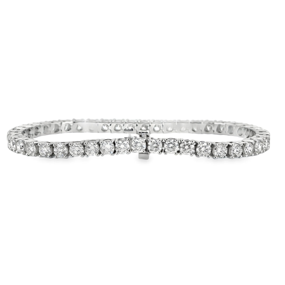 8.44 CTW Diamond 14K White Gold Tennis Bracelet