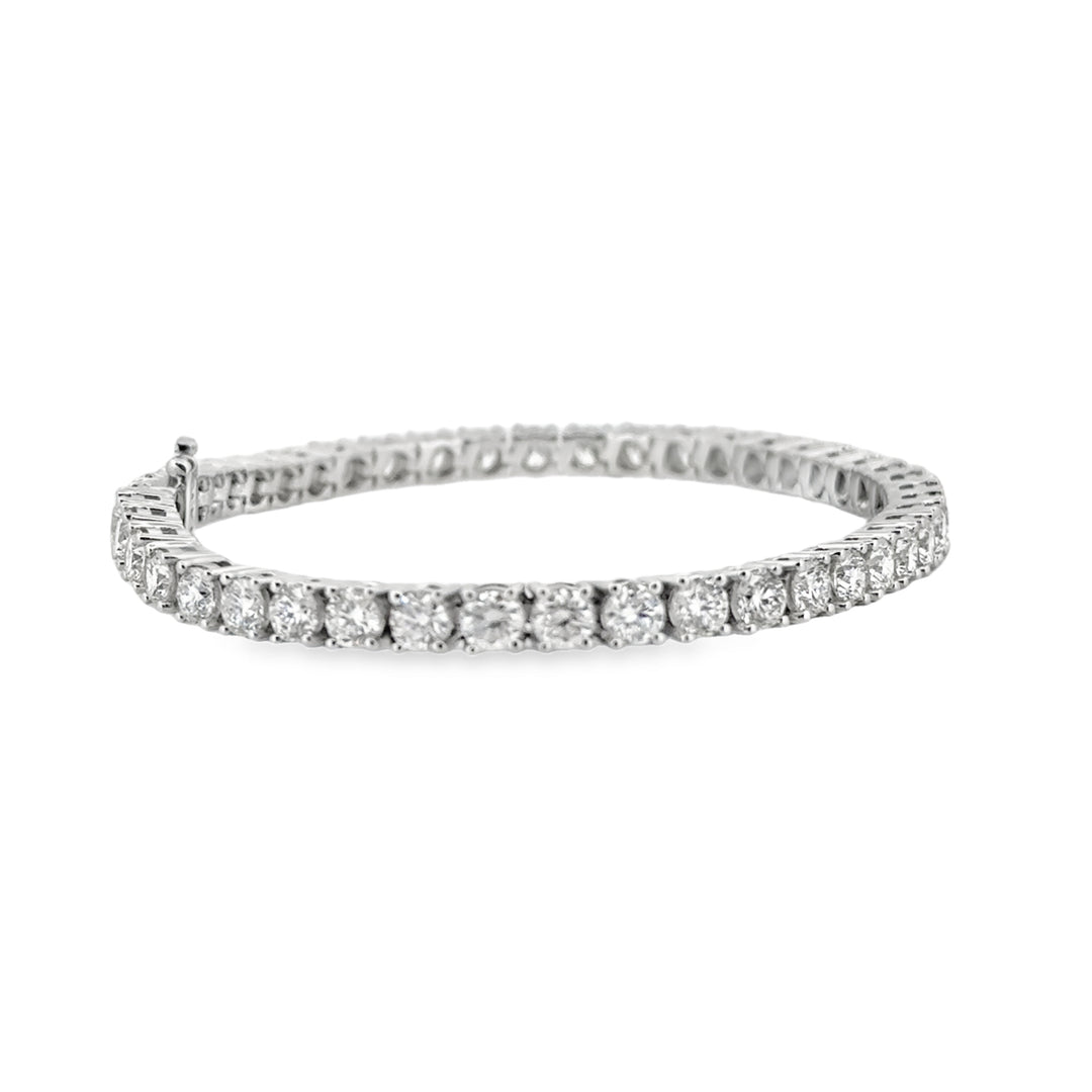 8.44 CTW Diamond 14K White Gold Tennis Bracelet