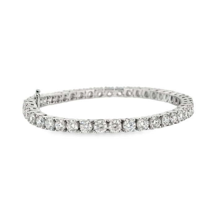 8.44 CTW Diamond 14K White Gold Tennis Bracelet
