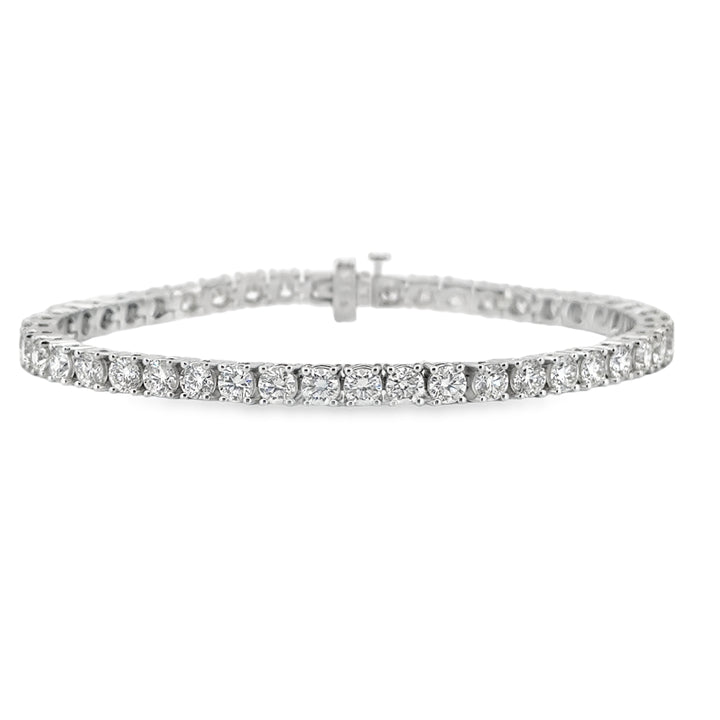 8.44 CTW Diamond 14K White Gold Tennis Bracelet