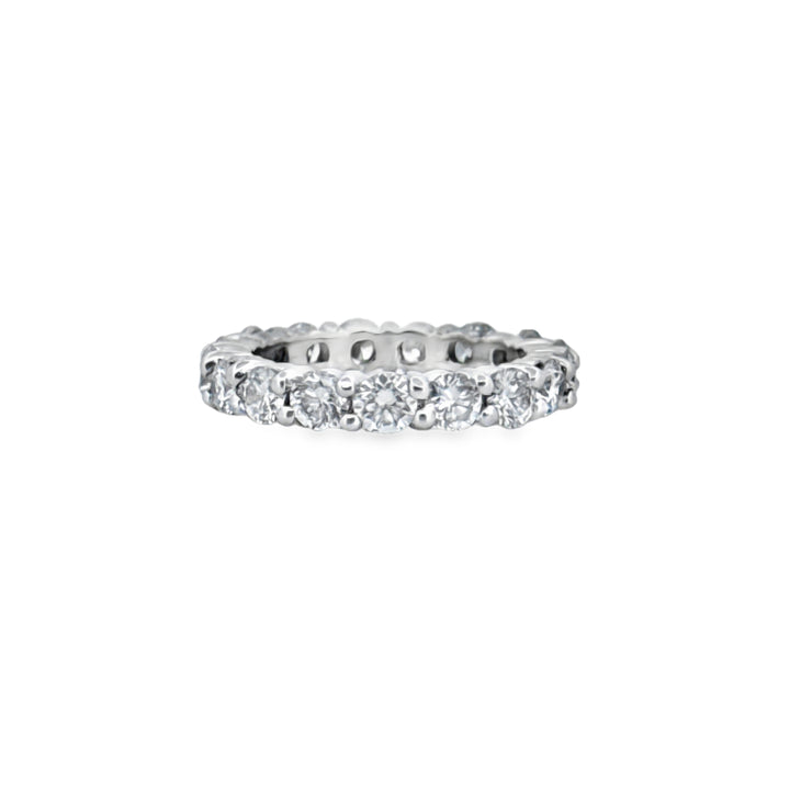 3.40 CTW Round Brilliant Diamond Eternity Band in Platinum