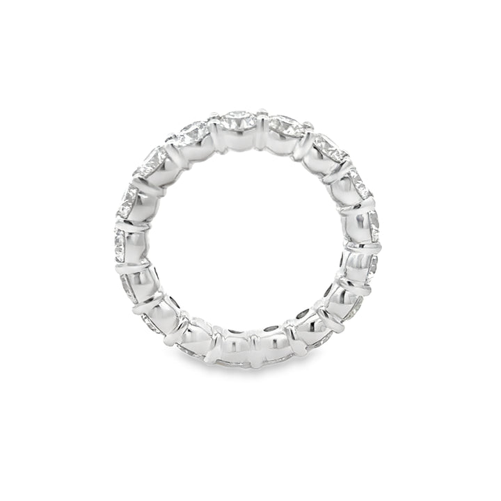 4.16 CTW Diamond Eternity Band in Platinum – Size 6.5