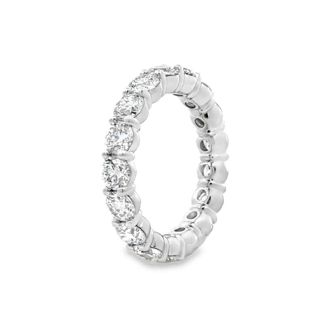 4.16 CTW Diamond Eternity Band in Platinum – Size 6.5