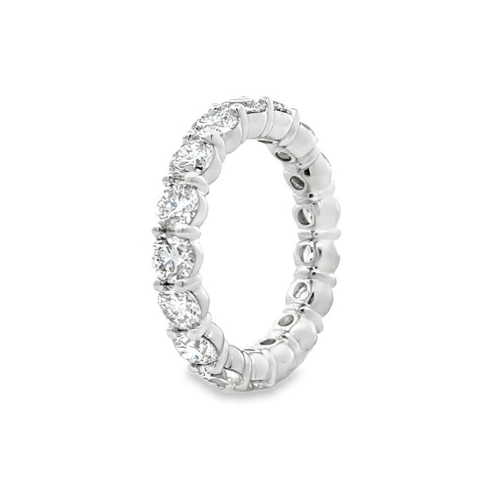 4.16 CTW Diamond Eternity Band in Platinum – Size 6.5