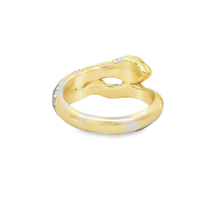 Sal Praschnik 14K Yellow Gold Snake Ring