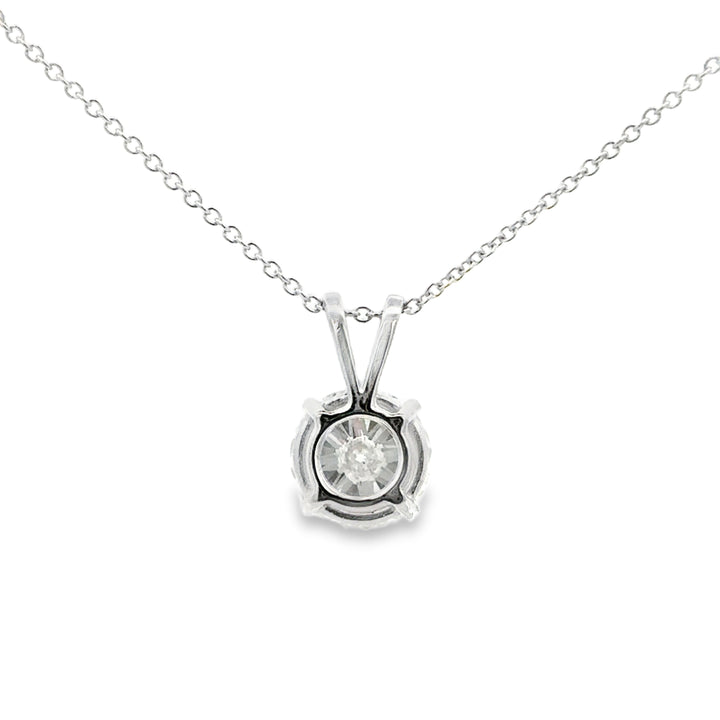 3.02 CT Round Diamond Solitaire Pendant, GIA J VS1
