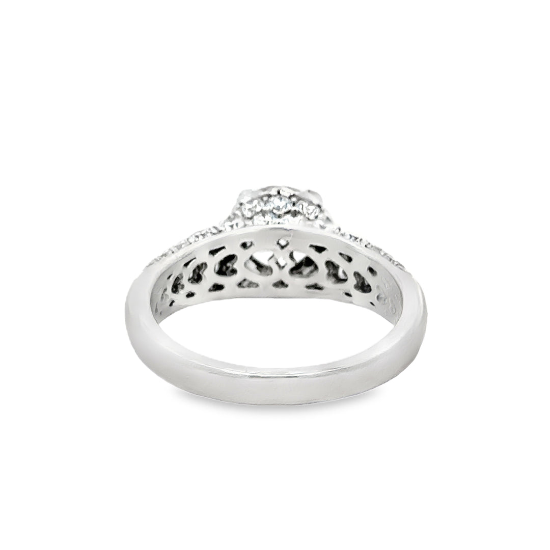 diamonds, ring size 6 3/4 but can be sized, 
ChatGPT said:
1.30 CT Diamond Engagement Ring – 18K White Gold, GIA Certified, 1.33 CTW Diamond Setting