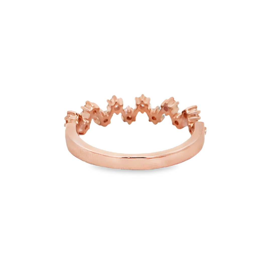 0.38 CTW Diamond 14K Rose Gold Band
