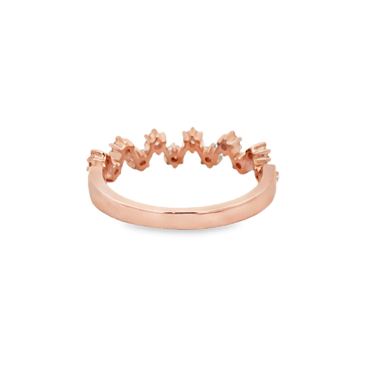 0.38 CTW Diamond 14K Rose Gold Band