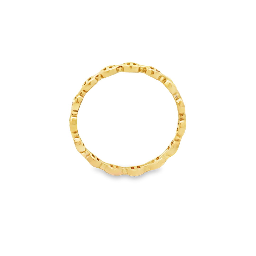 Hoorsenbuhs 18K Yellow Gold Link Band Ring