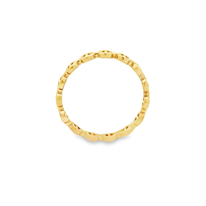 Hoorsenbuhs 18K Yellow Gold Link Band Ring